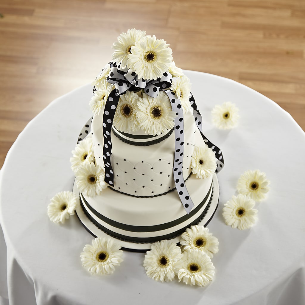 Simple Sophistication Cake Décor – FLOWERS BY DICK & SON INC, Akron OH