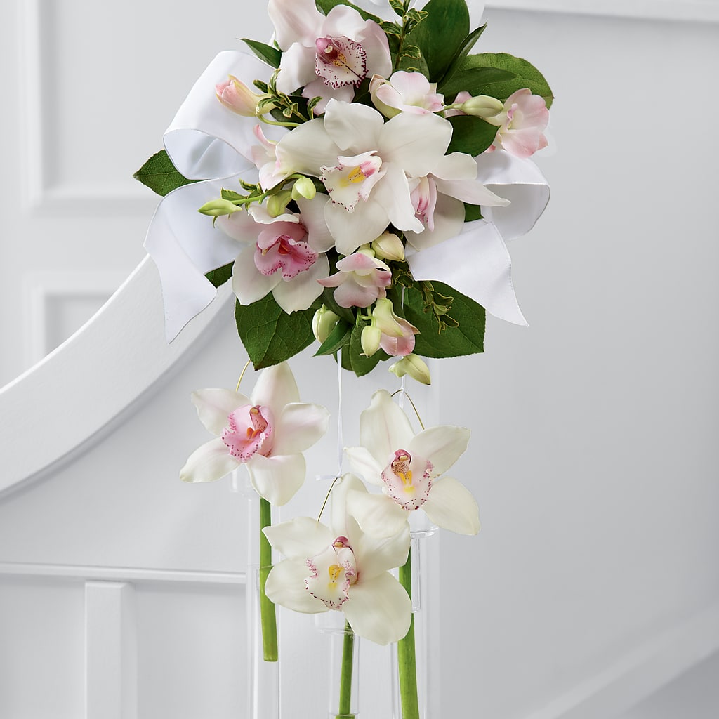 Perfect Entrance Pew Arrangement – FLOWERS BY DICK & SON INC, Akron OH