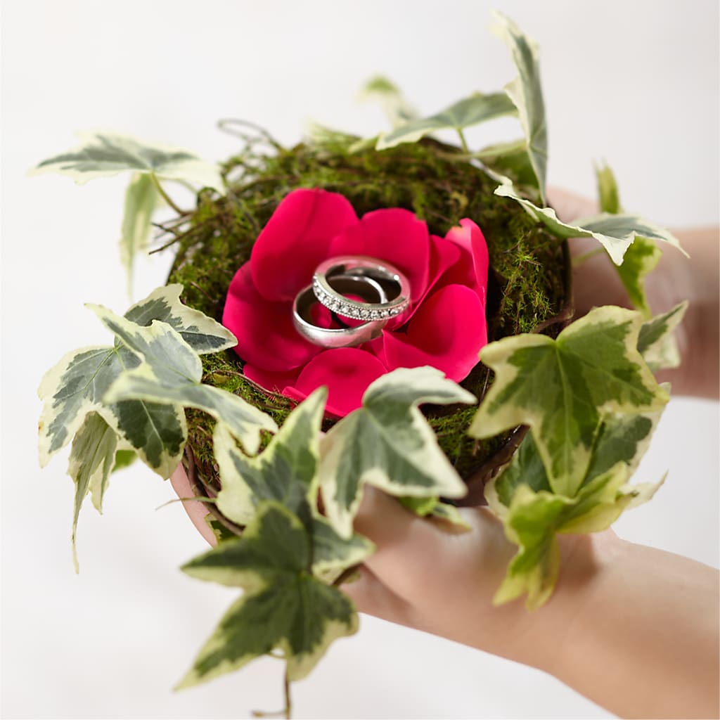 Lila Rose Ring Nest – FLOWERS BY DICK & SON INC, Akron OH
