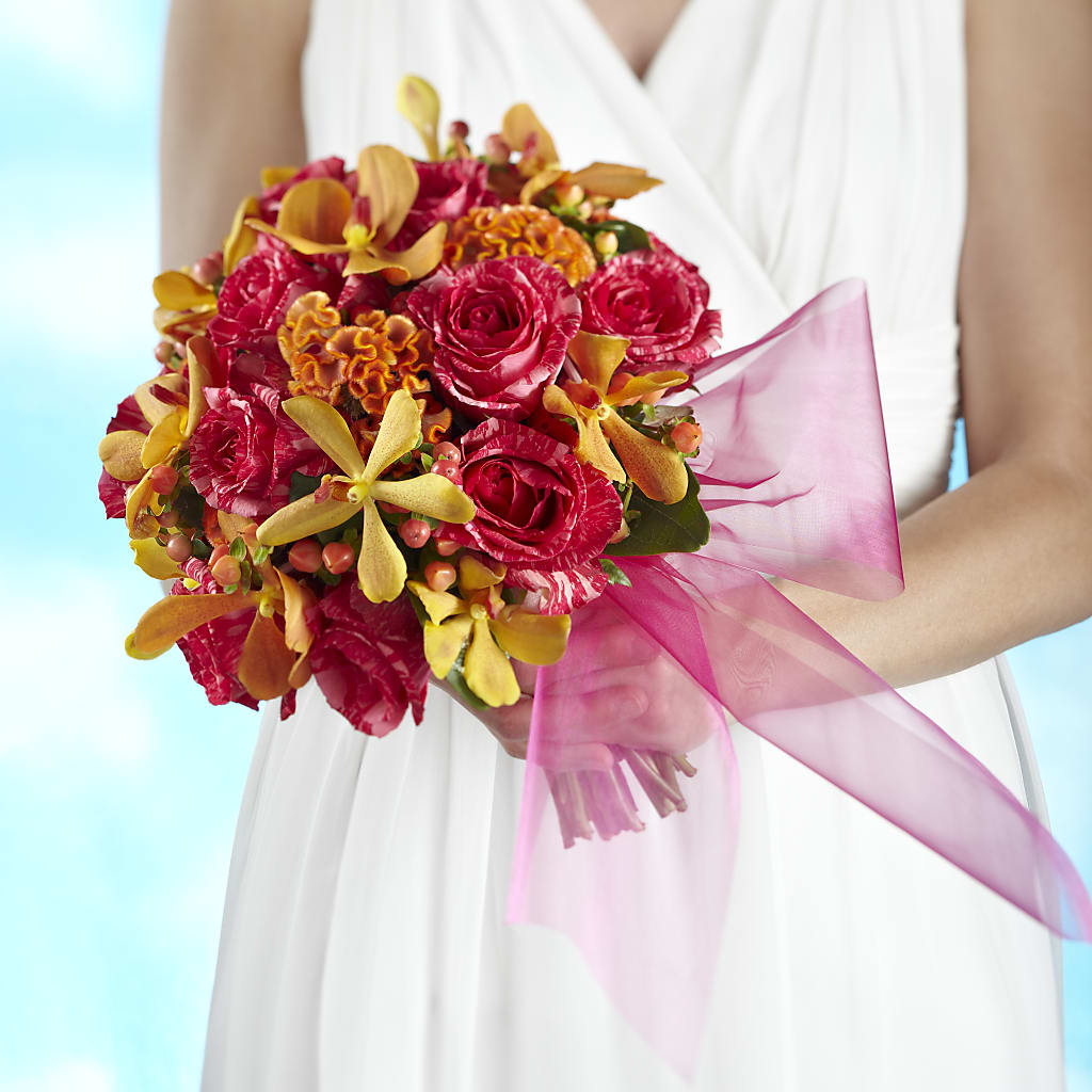 Brilliant Shades of Love Bouquet – FLOWERS BY DICK & SON INC, Akron OH