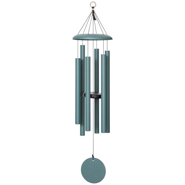 PATINA GREEN WIND RIVER CORINTHIAN BELLS WINDCHIME