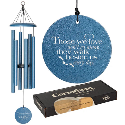 Sky Blue Wind River Corinthian Bells Harmonies Windchime - Those We Love... – FLOWERS BY DICK & SON INC, Akron OH