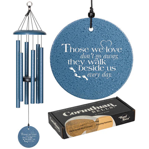 Sky Blue Wind River Corinthian Bells Harmonies Windchime - Those We Love... – FLOWERS BY DICK & SON INC, Akron OH