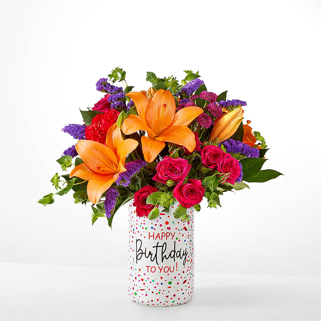 Birthday Palooza Bouquet – FLOWERS BY DICK & SON INC, Akron OH