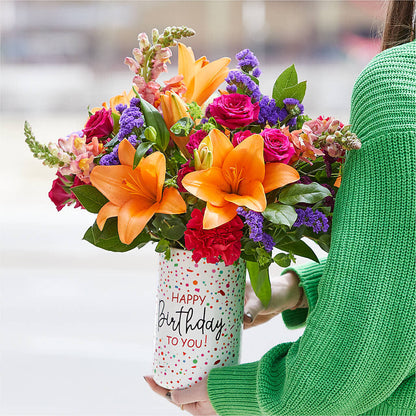 Birthday Palooza Bouquet – FLOWERS BY DICK & SON INC, Akron OH