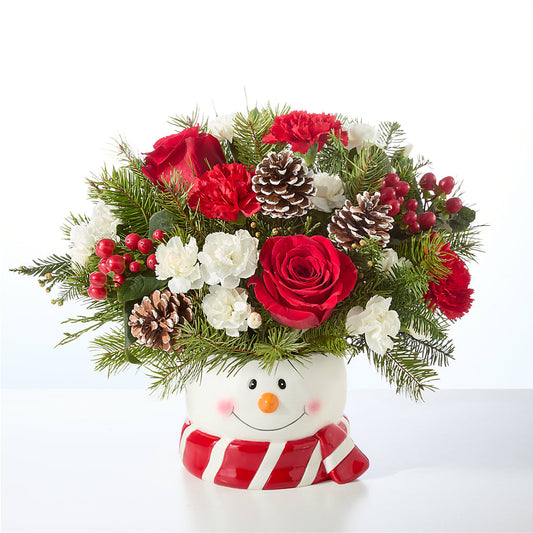Jolly Snowman Bouquet – FLOWERS BY DICK & SON INC, Akron OH