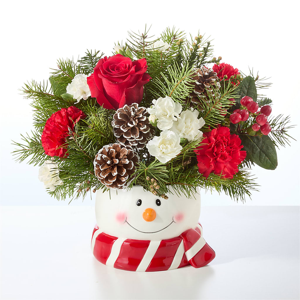 Jolly Snowman Bouquet – FLOWERS BY DICK & SON INC, Akron OH