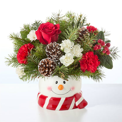 Jolly Snowman Bouquet – FLOWERS BY DICK & SON INC, Akron OH