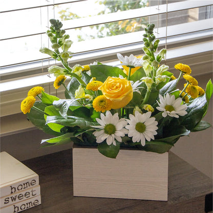 Sun Salutation Box Bouquet – FLOWERS BY DICK & SON INC, Akron OH