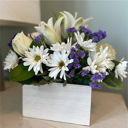 Beyond Blue Box Bouquet – FLOWERS BY DICK & SON INC, Akron OH