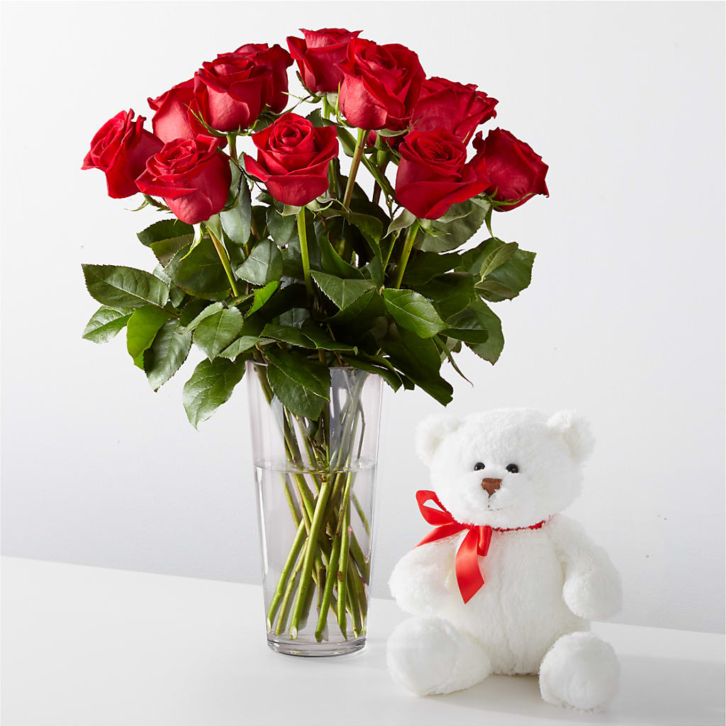 Romantic Long Stem Red Rose Bouquet Bundles – FLOWERS BY DICK & SON INC, Akron OH