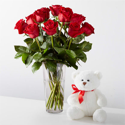 Romantic Long Stem Red Rose Bouquet Bundles – FLOWERS BY DICK & SON INC, Akron OH