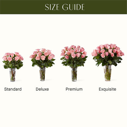 Long Stem Pink Rose Bouquet – FLOWERS BY DICK & SON INC, Akron OH