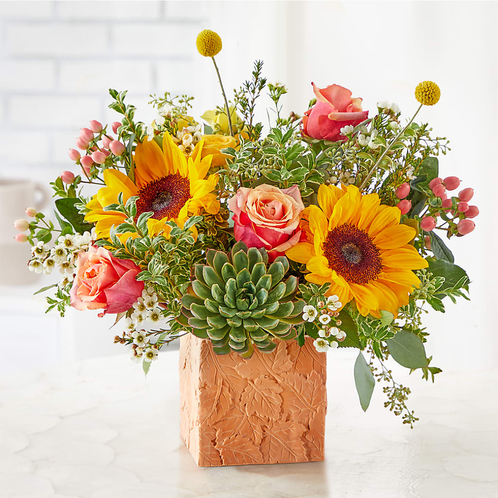 Sunflower Season Bouquet – FLOWERS BY DICK & SON INC, Akron OH