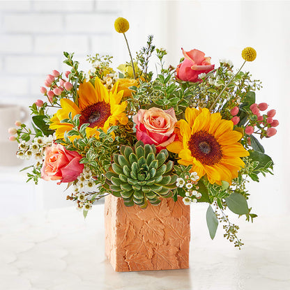 Sunflower Season Bouquet – FLOWERS BY DICK & SON INC, Akron OH