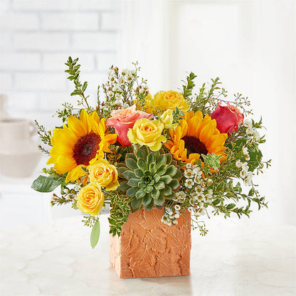 Sunflower Season Bouquet – FLOWERS BY DICK & SON INC, Akron OH