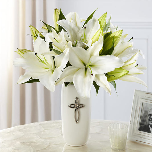 Faithful Blessings Bouquet – FLOWERS BY DICK & SON INC, Akron OH