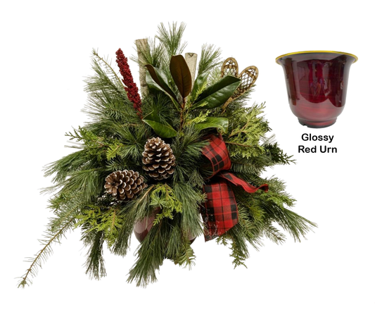 11inch Premium Christmas Patio Pot Arrangement