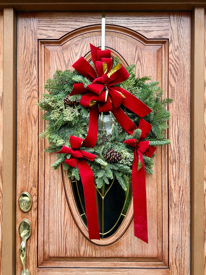 Fresh Mixed Pine Western Wreath
