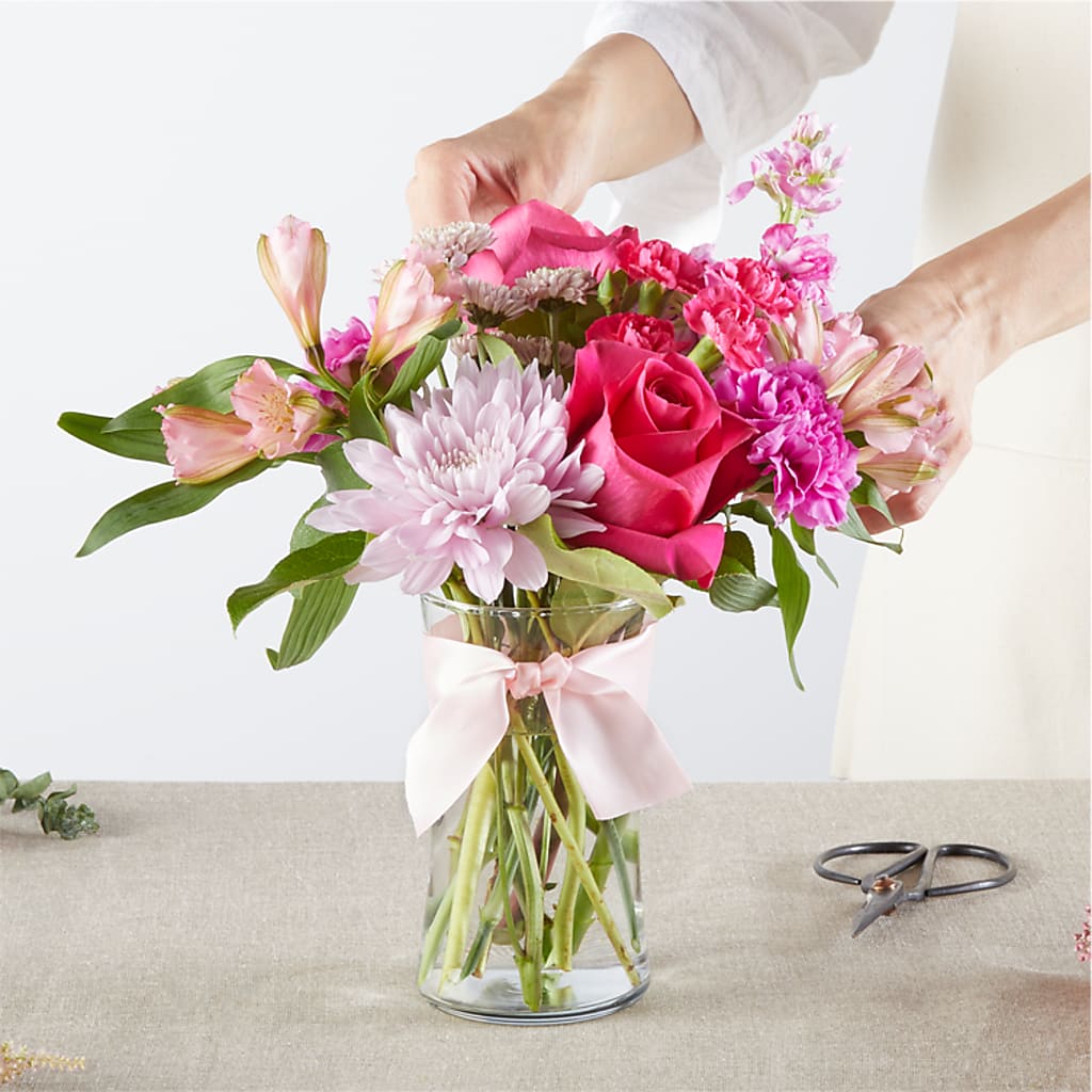 Pink Ribbon - A Florist Original – FLOWERS BY DICK & SON INC, Akron OH