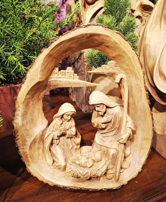 Woodland Nativity Scene