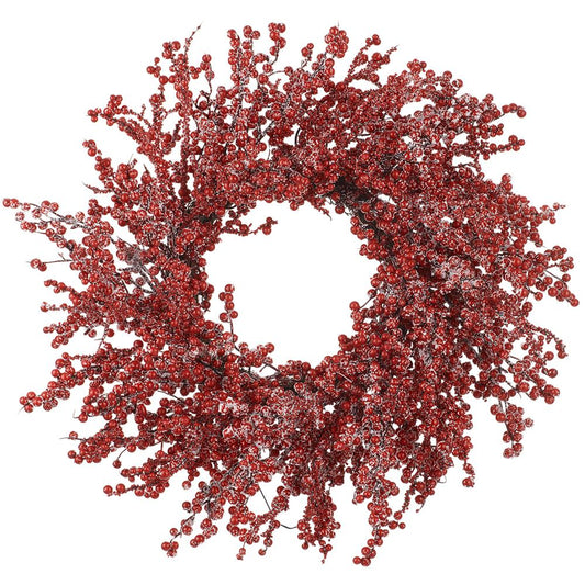 20inch Snowed Berry Wreath