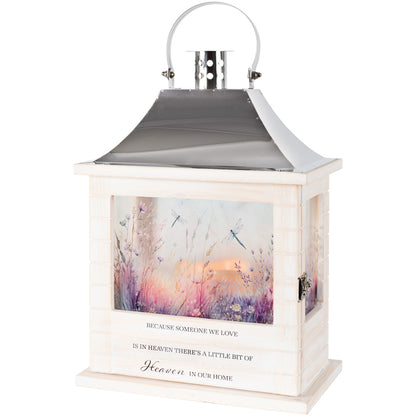 "Heaven In Our Home" Wooden Slat Lantern – FLOWERS BY DICK & SON INC, Akron OH
