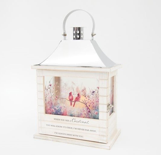 "When You See a Cardinal" Lantern