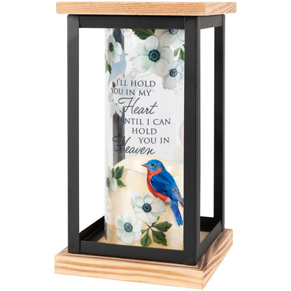 "Hold You In Heart" Framed Cylinder Lantern – FLOWERS BY DICK & SON INC, Akron OH
