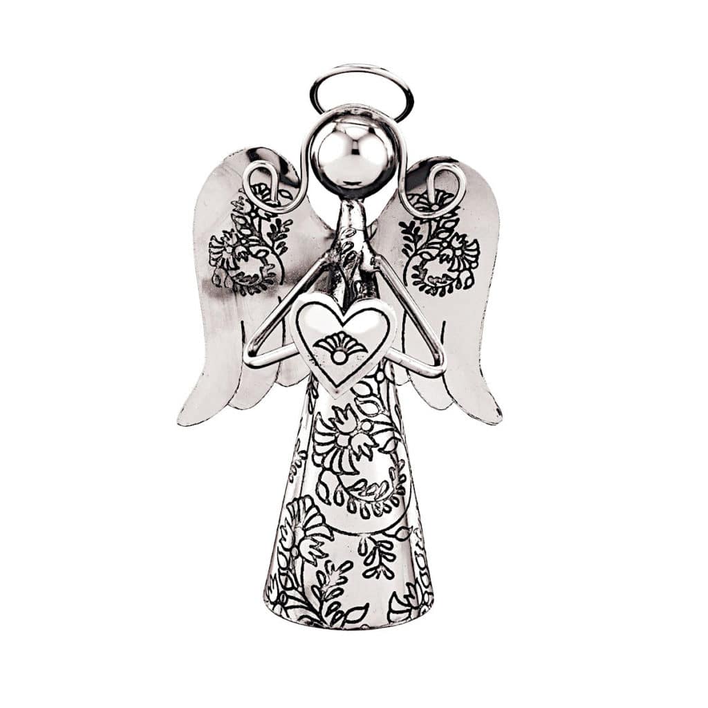 4" Angel Bell - Heart