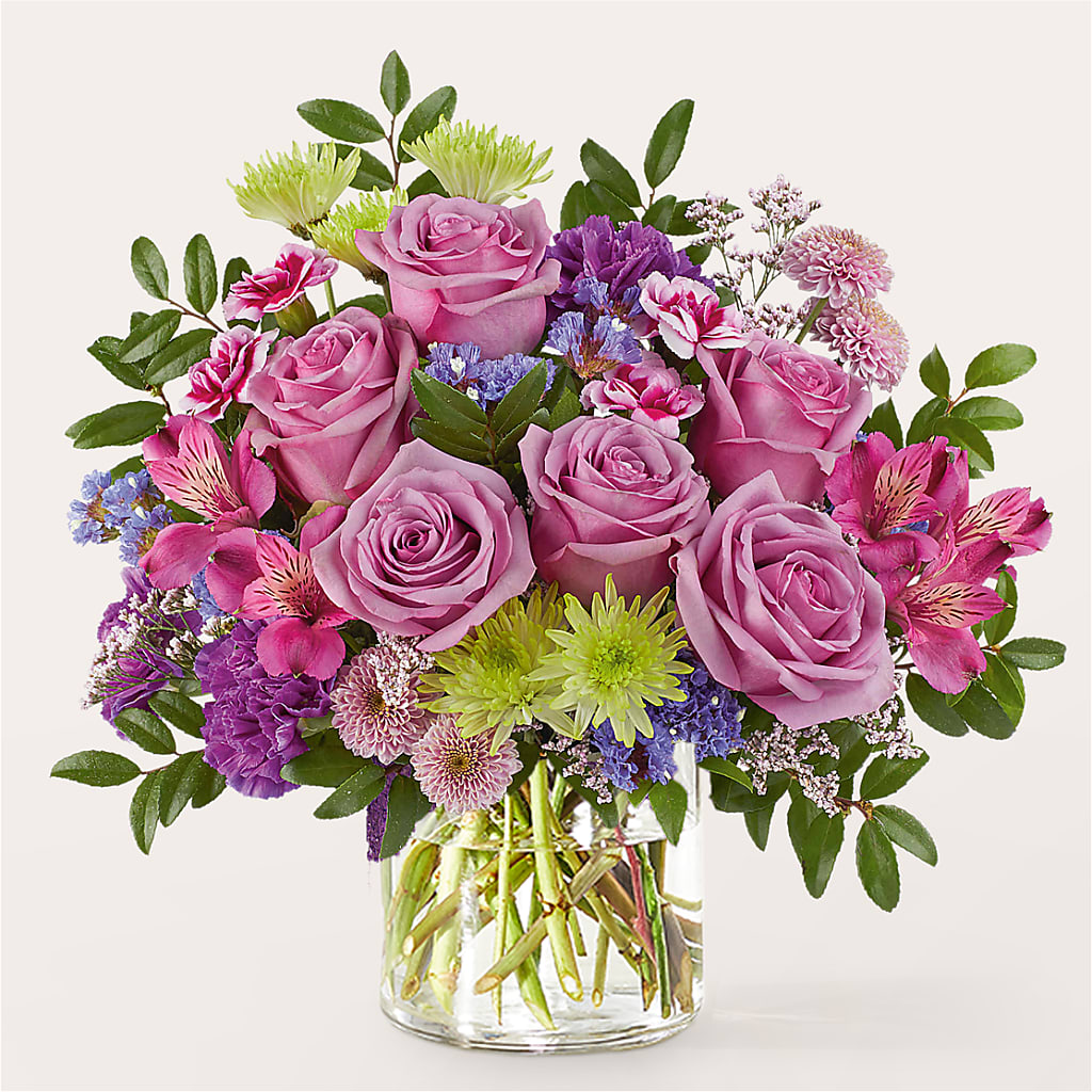 Glass Half Full Bouquet – FLOWERS BY DICK & SON INC, Akron OH