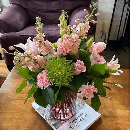 Pretty in Pink Bouquet – FLOWERS BY DICK & SON INC, Akron OH
