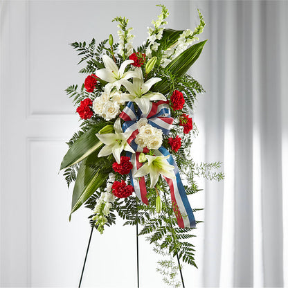 Stars of Life Standing Spray – FLOWERS BY DICK & SON INC, Akron OH