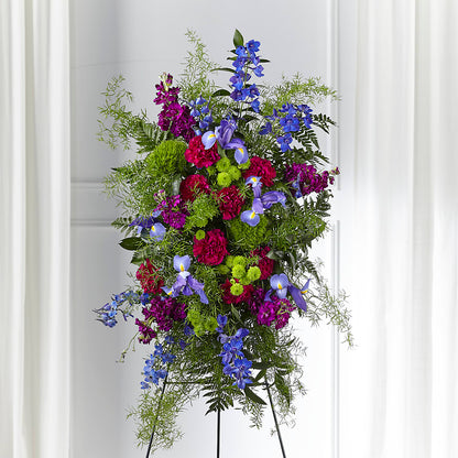 Heavenly Skies Standing Spray – FLOWERS BY DICK & SON INC, Akron OH