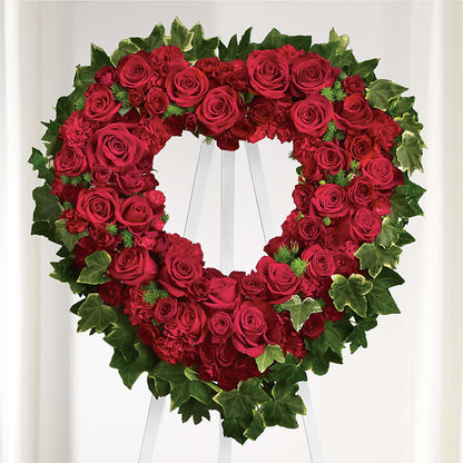 Wholehearted Standing Spray – FLOWERS BY DICK & SON INC, Akron OH
