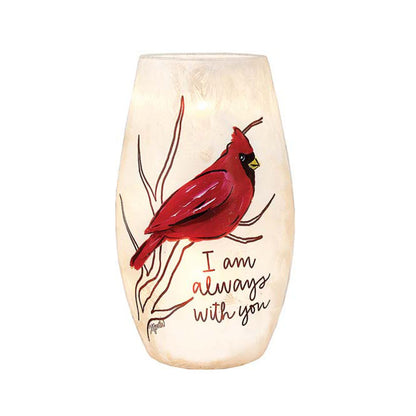 Always With You Pre-Lit Medium Vase - Frosted Glass – FLOWERS BY DICK & SON INC, Akron OH