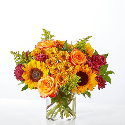 Flannel Scarf Bouquet – FLOWERS BY DICK & SON INC, Akron OH