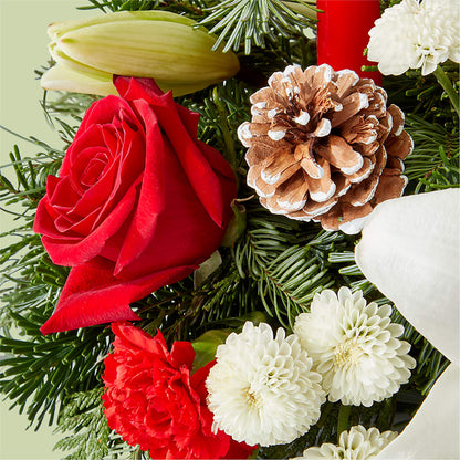 Seasonal Festivities Centerpiece – FLOWERS BY DICK & SON INC, Akron OH