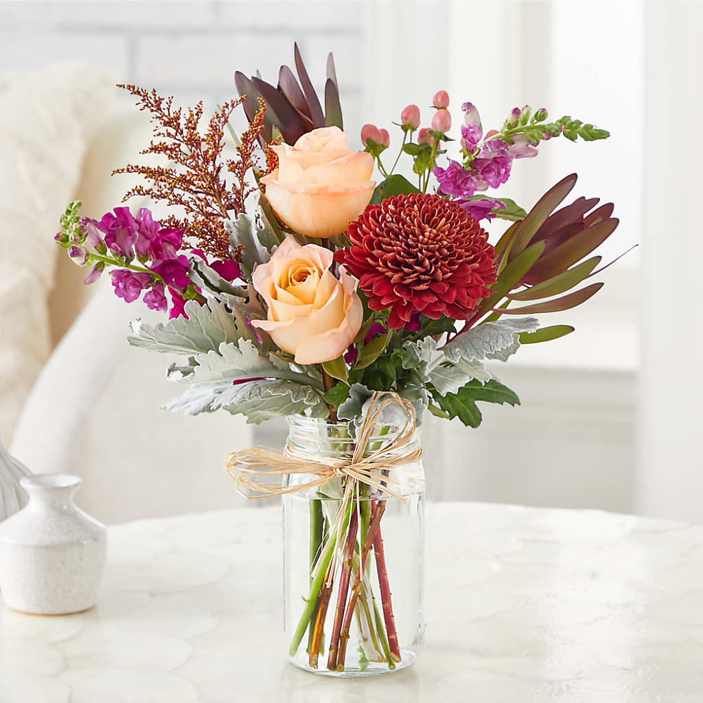 Moody Hues Bouquet – FLOWERS BY DICK & SON INC, Akron OH