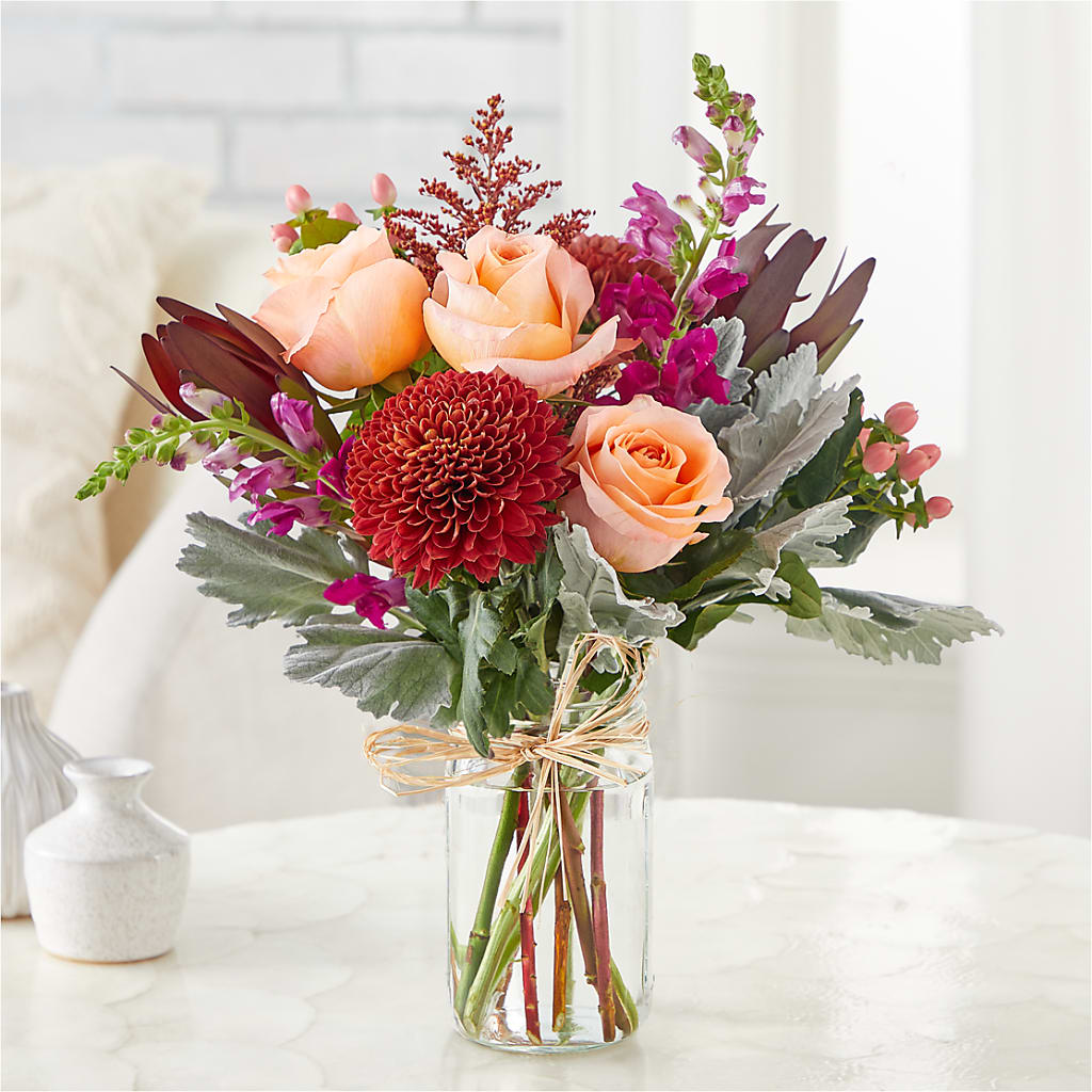 Moody Hues Bouquet – FLOWERS BY DICK & SON INC, Akron OH
