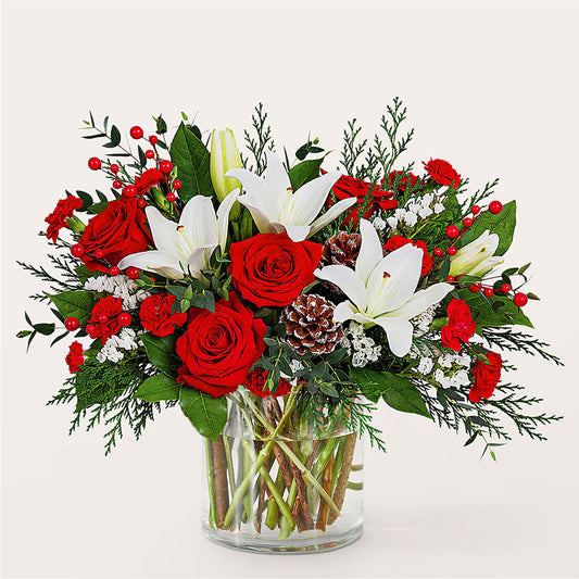 Best in Snow Bouquet – FLOWERS BY DICK & SON INC, Akron OH