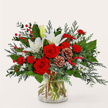 Best in Snow Bouquet – FLOWERS BY DICK & SON INC, Akron OH