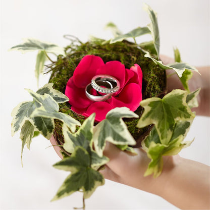 Lila Rose Ring Nest – FLOWERS BY DICK & SON INC, Akron OH