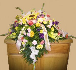 Garden Casket Spray